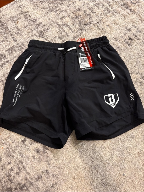 Baseball Lifestyle 101 Other - Baseball Lifestyle 101 Pro Series V2 Training Shorts w Liner Youth Large Black